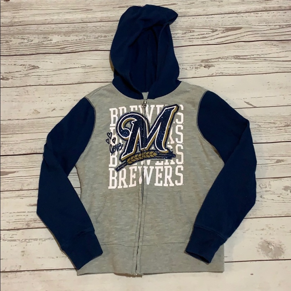 Girls Milwaukee Brewer sweatshirt size 7
